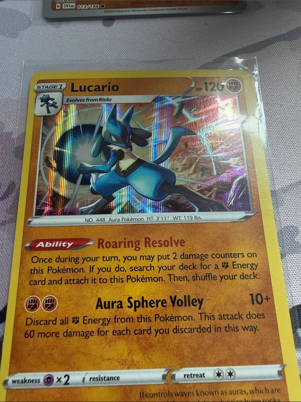 Riolu Lucario Reverse Holo Holo Evolution Pokémon Card Lot TCG ✨5/$25✨
